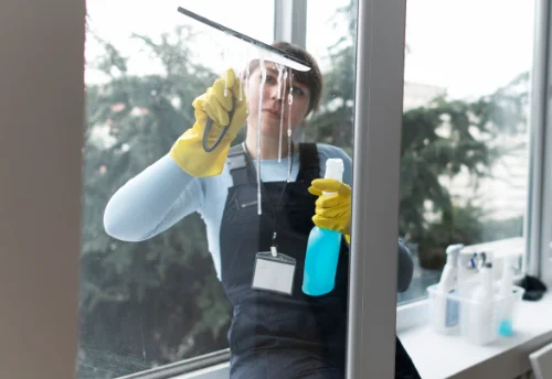 Nettoyage de vitres intérieures et extérieures aux Chapelles